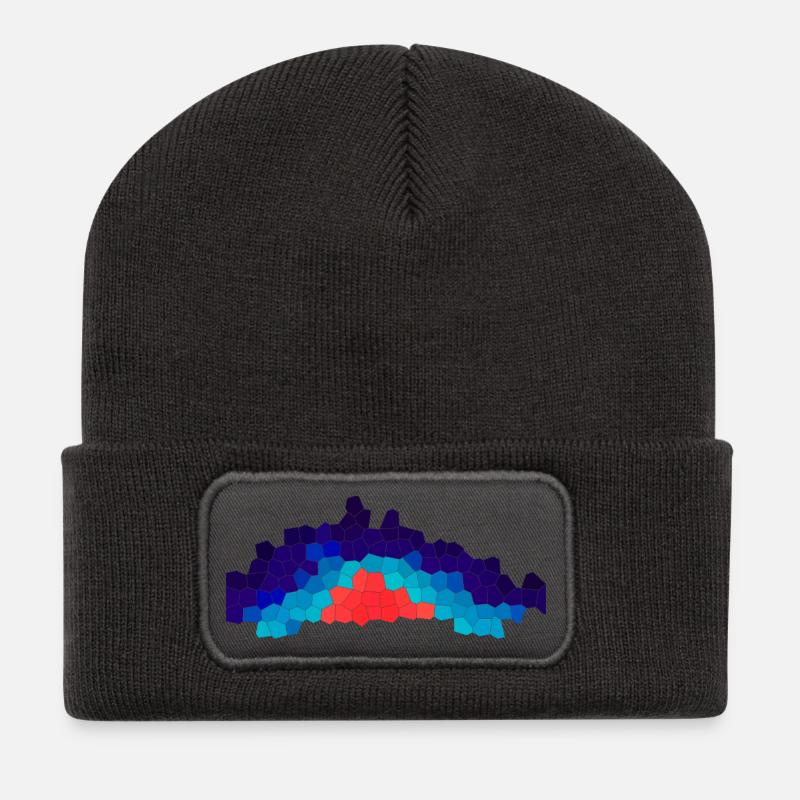 Thermal Core Mosaic - Recycelte Patch Beanie - Dunkelgrau