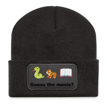 Dschungelbuch & Tiere: Verspieltes Lesen Rate mal, was der Film ist? - Recycelte Patch Beanie - Dunkelgrau - Vorne