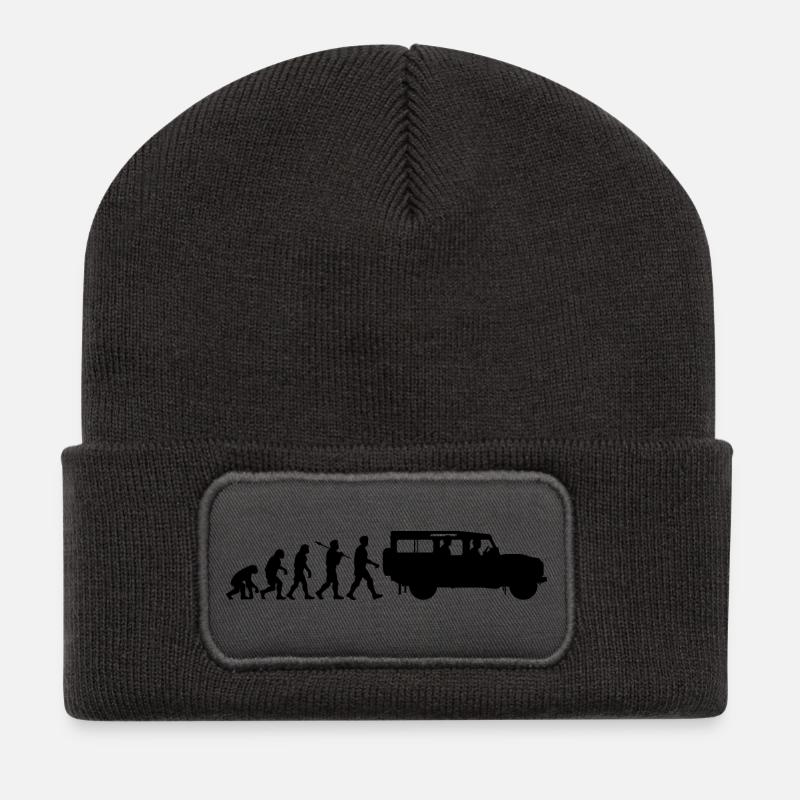 Defender 110 Évolution - Beanie recyclé à patch - charbon