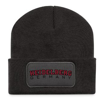 Heidelberg Germany - Recycelte Patch Beanie - Dunkelgrau - Vorne