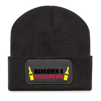 hangover4 - Recycelte Patch Beanie - Dunkelgrau - Vorne