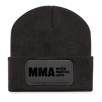 MMA - Recycled Patch Beanie - dark grey - Front