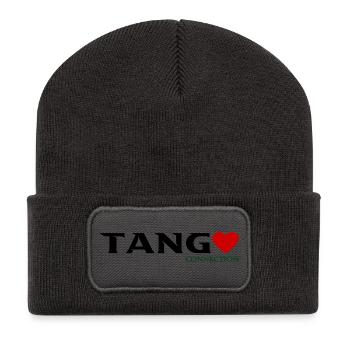 Tango - Recycelte Patch Beanie - Dunkelgrau - Vorne