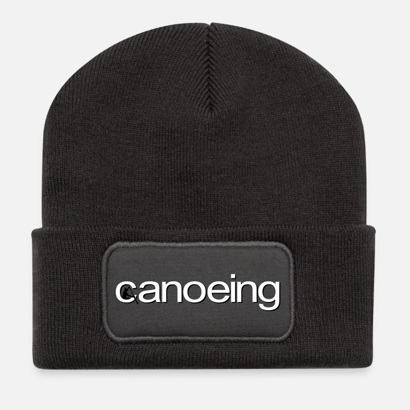 canoeing - Recycelte Patch Beanie - Dunkelgrau