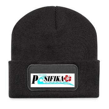 Tamarii PASIFIKA - Beanie recyclé à patch - charbon - Devant