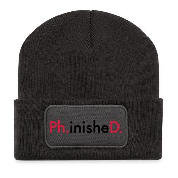 6061912 122114662 Promotion - Recycelte Patch Beanie - Dunkelgrau - Vorne