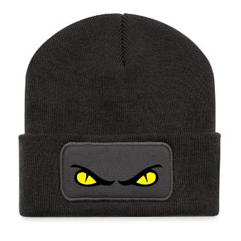 eyes - Recycled Patch Beanie - dark grey - Front