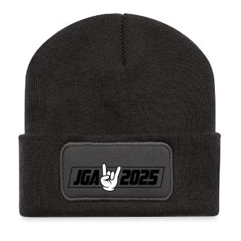 Jga 2025 Junggesellenabschied - Recycelte Patch Beanie - Dunkelgrau - Vorne