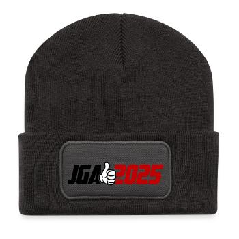 Jga 2025 Junggesellenabschied - Recycelte Patch Beanie - Dunkelgrau - Vorne