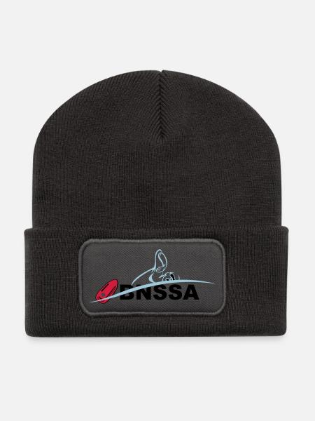 BNSSA sauvetage aquatique - Beanie recyclé à patch - charbon