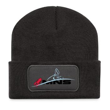 MNS maître-nageur sauveteur - Beanie recyclé à patch - charbon - Devant