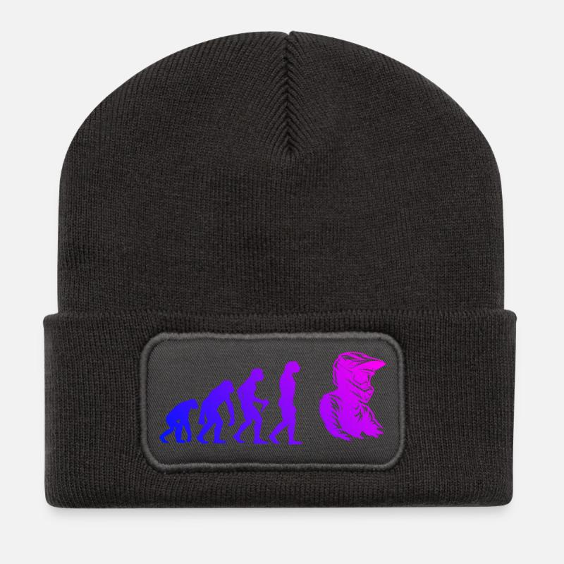 Statement for all motocross - Recycled Patch Beanie - dark grey