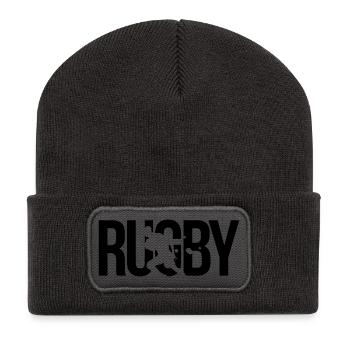 rugby - Recycled Patch Beanie - dark grey - Front