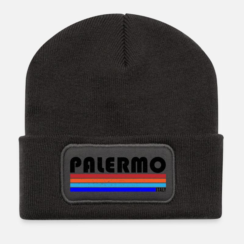 Palermo - Recycled Patch Beanie - dark grey