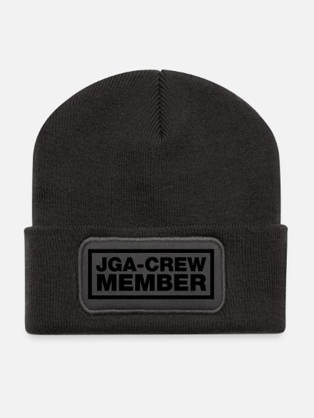Bachelor Party Crew Member Element Top (Bachelor Party MC Rocker Design) - Recycled Patch Beanie - dark grey