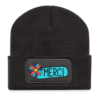 MISTRESS. MASTER. THANK YOU. THANK YOU MISTRESS - Recycled Patch Beanie - dark grey - Front