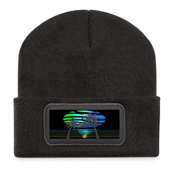 heatwave - Recycled Patch Beanie - dark grey - Front