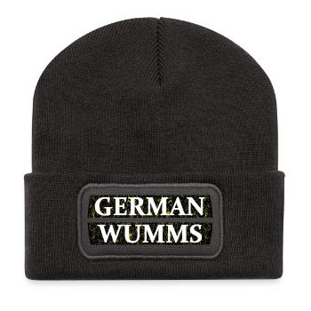 German Wumms - Recycled Patch Beanie - dark grey - Front