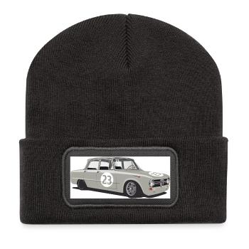  GIULIA - Recycelte Patch Beanie - Dunkelgrau - Vorne