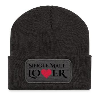 Single Malt Lover - Recycelte Patch Beanie - Dunkelgrau - Vorne