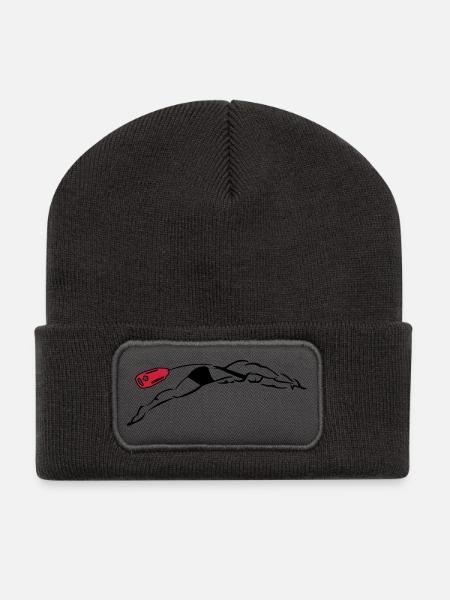 lifeguard plunge - Recycled Patch Beanie - dark grey