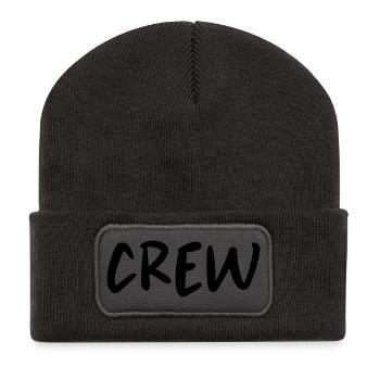 équipage - Beanie recyclé à patch - charbon - Devant