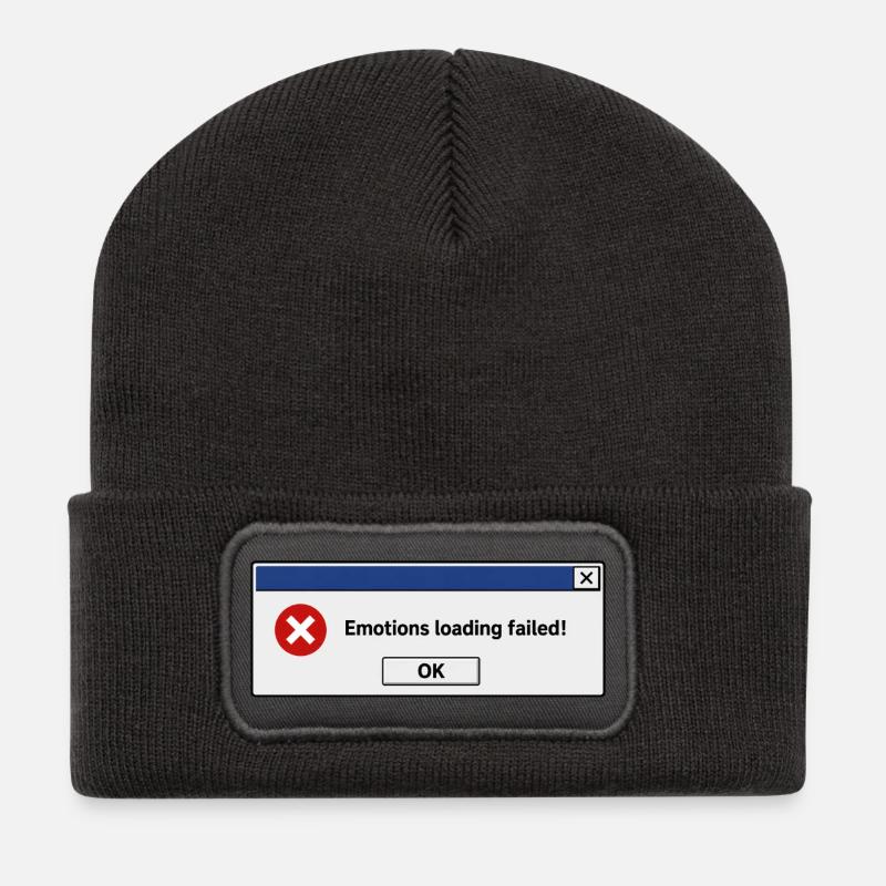 Le chargement des émotions a échoué - Beanie recyclé à patch - charbon
