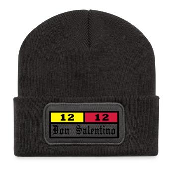 Don Salentino12 Rettangolo by Fantomissimo - Recycelte Patch Beanie - Dunkelgrau - Vorne