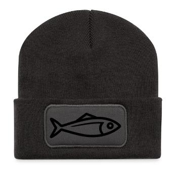 Hering - Recycelte Patch Beanie - Dunkelgrau - Vorne