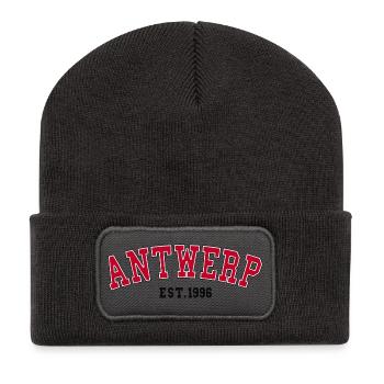 Anvers Fondée en 1996 - Beanie recyclé à patch - charbon - Devant