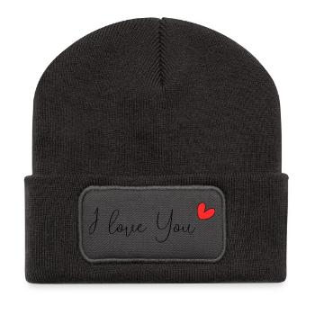 ALLES GUTE ZUM GEBURTSTAG. ALLES GUTE ZUM GEBURTSTAG. JAHRESTAG. - Recycelte Patch Beanie - Dunkelgrau - Vorne