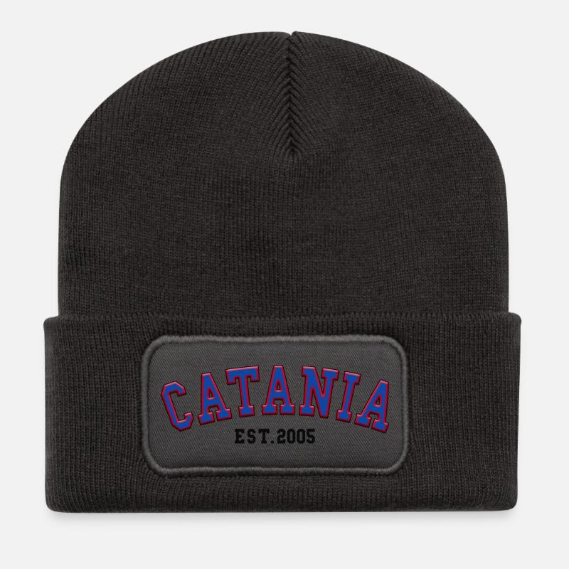 Catania Est. 2005 - Recycled Patch Beanie - dark grey