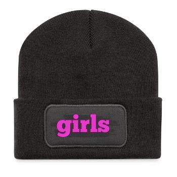 Girls Néon Pop - Beanie recyclé à patch - charbon - Devant