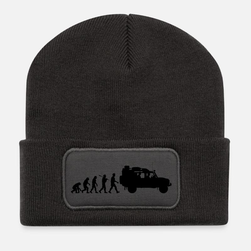 Defender 110 Offroad - Beanie recyclé à patch - charbon