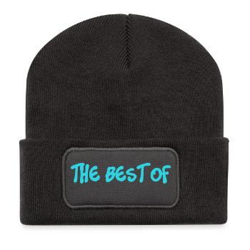 GELIEBTE. MEISTER. VIELEN DANK. DANKE, HERRIN. MEISTER - Recycelte Patch Beanie - Dunkelgrau - Vorne