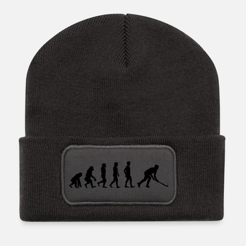 Floorball evolution - Recycled Patch Beanie - dark grey