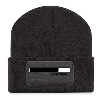 chargement de chargement bar 2c - Beanie recyclé à patch - charbon - Devant