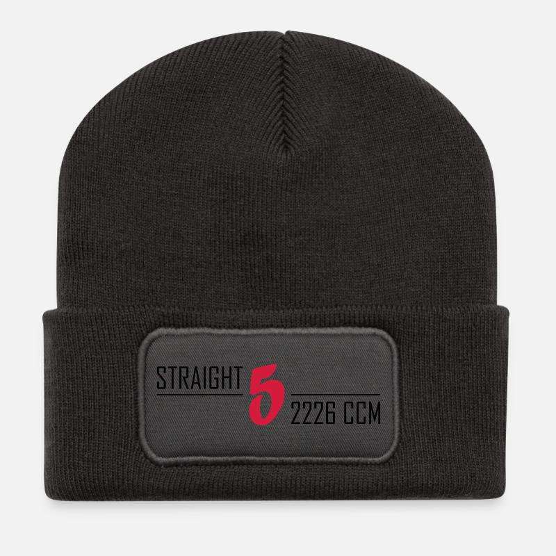 Hétéro cinq - Beanie recyclé à patch - charbon