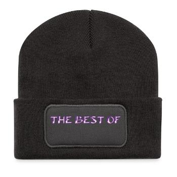 GELIEBTE. MEISTER. VIELEN DANK. DANKE, HERRIN. MEISTER - Recycelte Patch Beanie - Dunkelgrau - Vorne