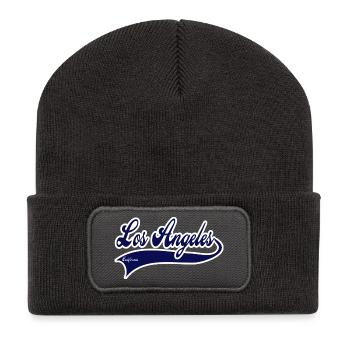 los angeles california - Recycelte Patch Beanie - Dunkelgrau - Vorne