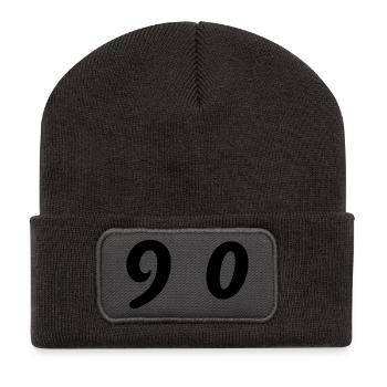 90. 90 YEARS. 90th ANNIVERSARY. 90 YEARS ANNIVERSARY. - Recycled Patch Beanie - dark grey - Front