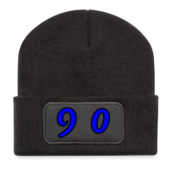 90. 90 YEARS. 90th ANNIVERSARY. 90 YEARS ANNIVERSARY. - Recycled Patch Beanie - dark grey - Front