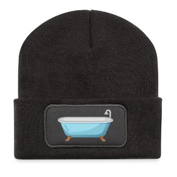 Bath tub - Recycled Patch Beanie - dark grey - Front