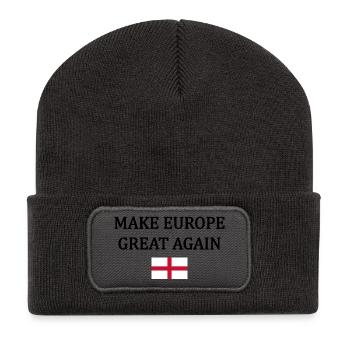 Make Europe Great Again – England - Recycled Patch Beanie - dark grey - Front