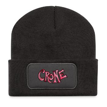 Roter Bogen der Hexen-Glyphen - Recycelte Patch Beanie - Dunkelgrau - Vorne