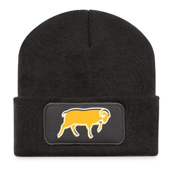A Running Ram - Beanie recyclé à patch - charbon - Devant