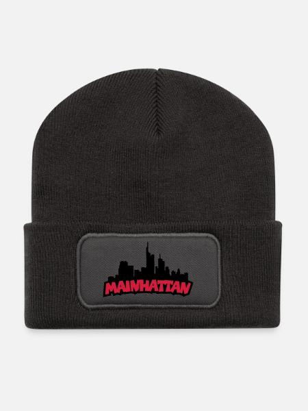 Mainhattan - Recycled Patch Beanie - dark grey
