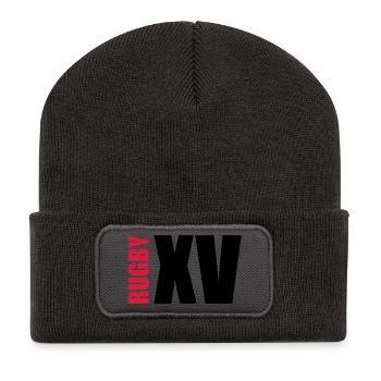 Rugby - Recycled Patch Beanie - dark grey - Front