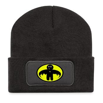 Alsace Super M - Beanie recyclé à patch - charbon - Devant