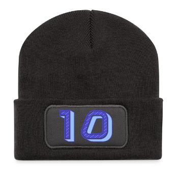 10. 10 YEARS. 10th ANNIVERSARY. 10 YEAR ANNIVERSARY. - Recycled Patch Beanie - dark grey - Front